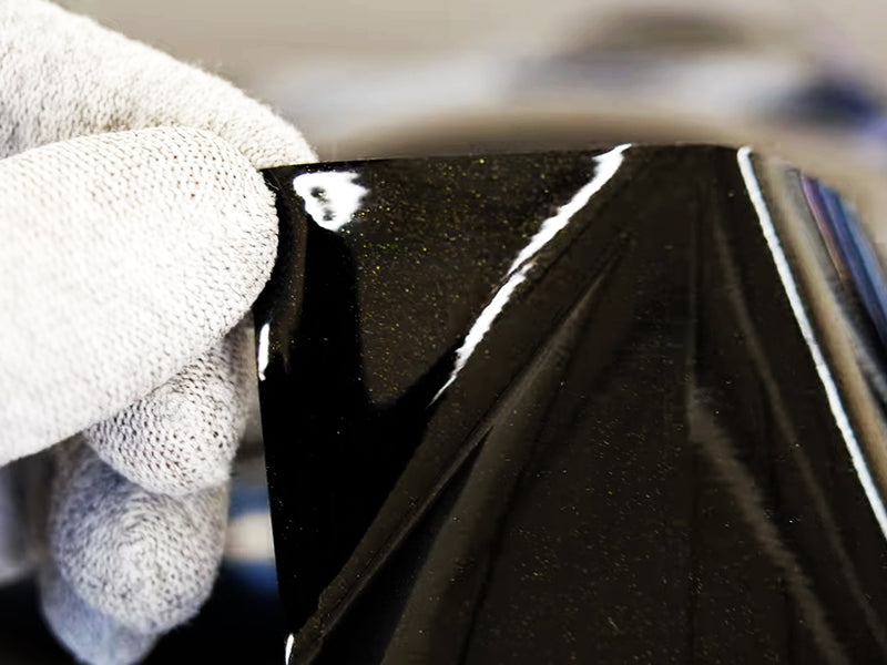Rwraps Gloss Black Metallic Film~Rwraps Gloss Black Metallic Vinyl Liner~1