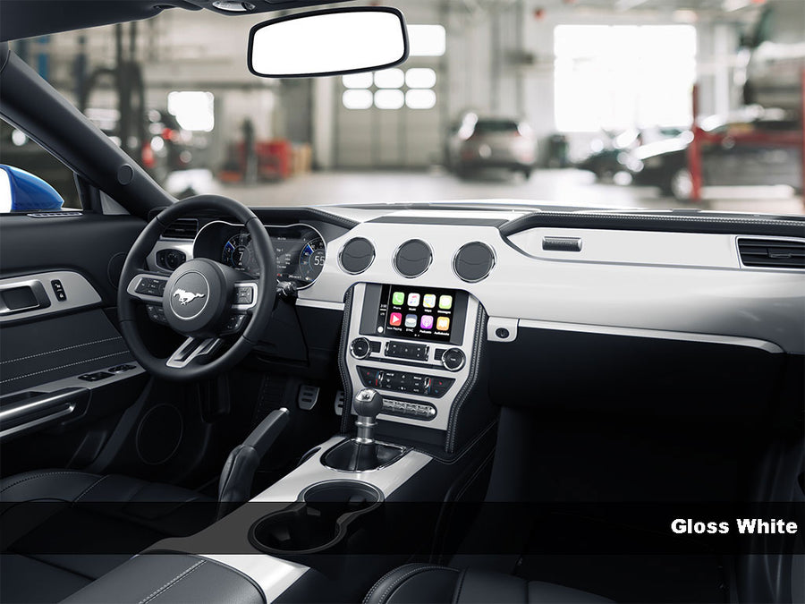 Gloss White Dash Trim Kit