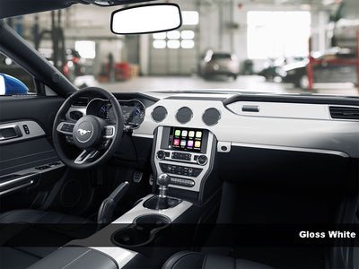 Gloss White Dash Trim Kit