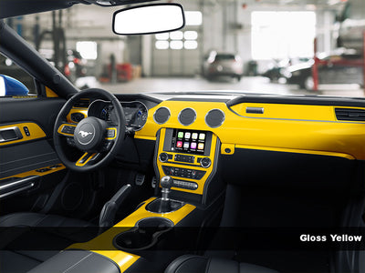 Gloss Yellow Dash Trim Kit