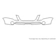 acadia 3M Clear Bra Bumper Precut PPF Diagram