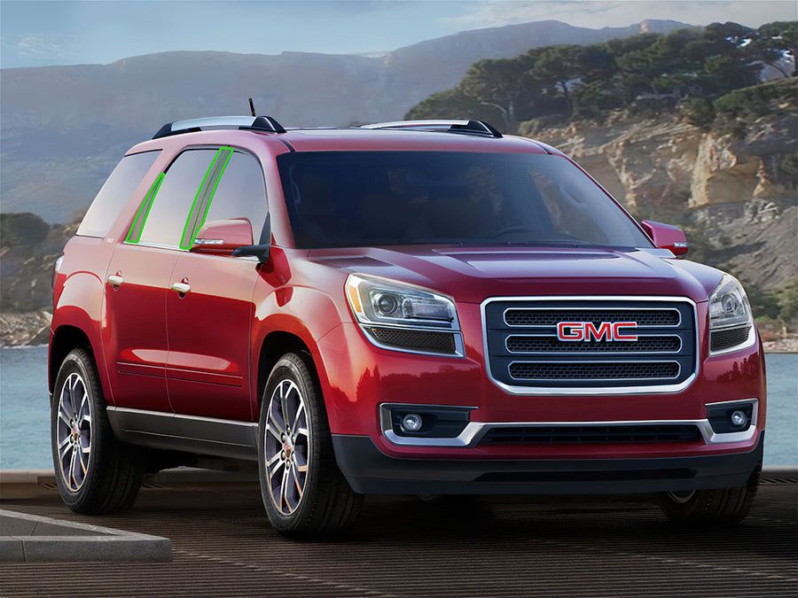 gmc acadia 2007-2016 Pillar Post Trim Installation Location