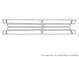 acadia 3M Clear Bra Door Cup Precut PPF Diagram