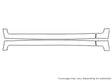 acadia 3M Clear Bra Door Cup Precut PPF Diagram