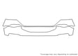 acadia 3M Clear Bra Bumper Precut PPF Diagram