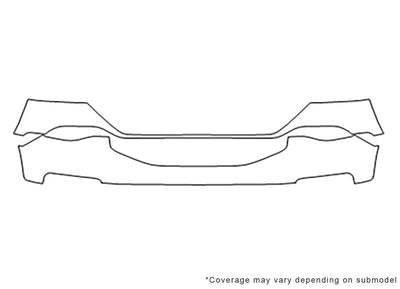 acadia 3M Clear Bra Bumper Precut PPF Diagram