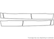 acadia 3M Clear Bra Door Cup Precut PPF Diagram