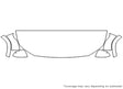 acadia Avery Dennison Clear Bra Hood Precut PPF Diagram