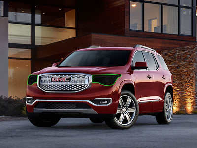 gmc acadia 2017-2019 Headlight Tint Location
