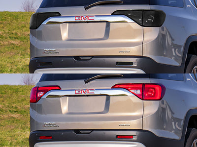 acadia Before and After Smoked Taillights
