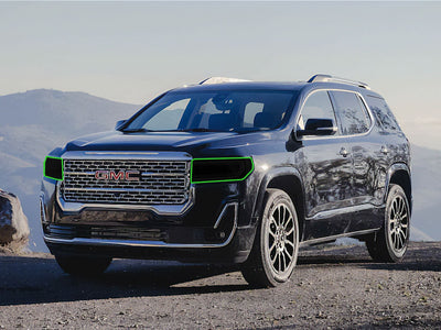 gmc acadia 2020-2023 Headlight Tint Location
