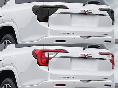 acadia Before and After Smoked Taillights