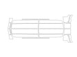 acadia 3M Clear Bra Door Cup Precut PPF Diagram