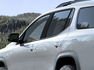 gmc acadia 2017-2023 Matte Black Pillar Cover Diagram
