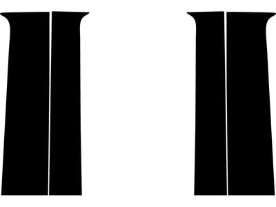 gmc canyon 2015-2023 (extended / crew cab) Camo Pillar Trim Diagram