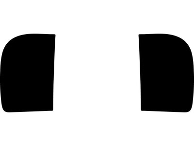 canyon Precut Tail Light Tint Diagram