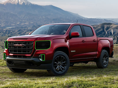 gmc canyon 2021-2022 Headlight Tint Location