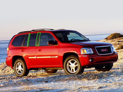 gmc envoy 2002-2009 Pillar Post Trim Installation Location