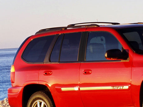 gmc envoy 2002-2009 Matte Black Pillar Cover Diagram