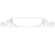 hummer 3M Clear Bra Hood Precut PPF Diagram