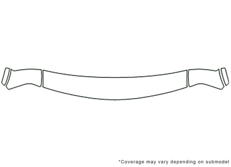jimmy 3M Clear Bra Hood Precut PPF Diagram