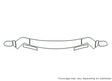 safari 3M Clear Bra Hood Precut PPF Diagram