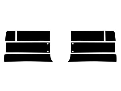 gmc safari 2003-2005 Headlight Tint
