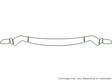 safari 3M Clear Bra Hood Precut PPF Diagram