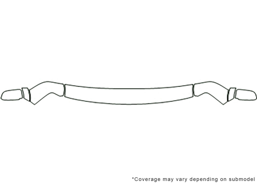 safari 3M Clear Bra Hood Precut PPF Diagram