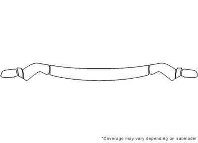safari Avery Dennison Clear Bra Hood Precut PPF Diagram