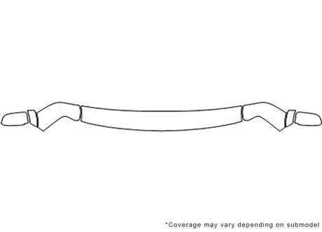 safari Avery Dennison Clear Bra Hood Precut PPF Diagram