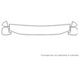 savana 3M Clear Bra Hood Precut PPF Diagram