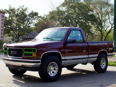 gmc sierra 1992-1998 Headlight Tint Location