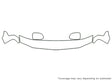 sierra Avery Dennison Clear Bra Hood Precut PPF Diagram