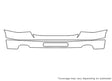 sierra 3M Clear Bra Bumper Precut PPF Diagram