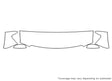 sierra 3M Clear Bra Hood Precut PPF Diagram