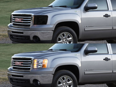 gmc sierra 2007-2013 Headlight Tint Appearance