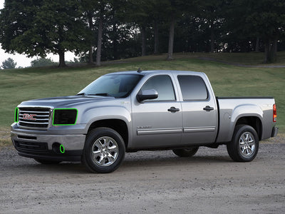 gmc sierra 2007-2013 Headlight Tint Location