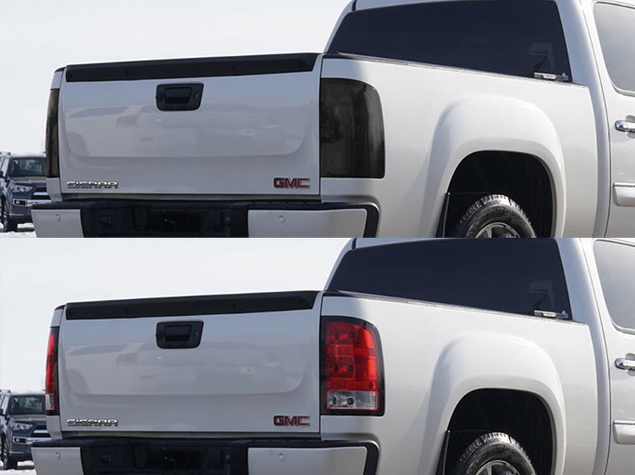 sierra Before and After Smoked Taillights