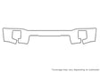 sierra 3M Clear Bra Bumper Precut PPF Diagram