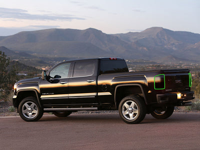 sierra Tail Light Tint Installation Points