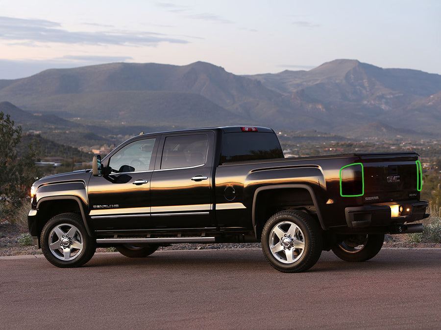 sierra Tail Light Tint Installation Points