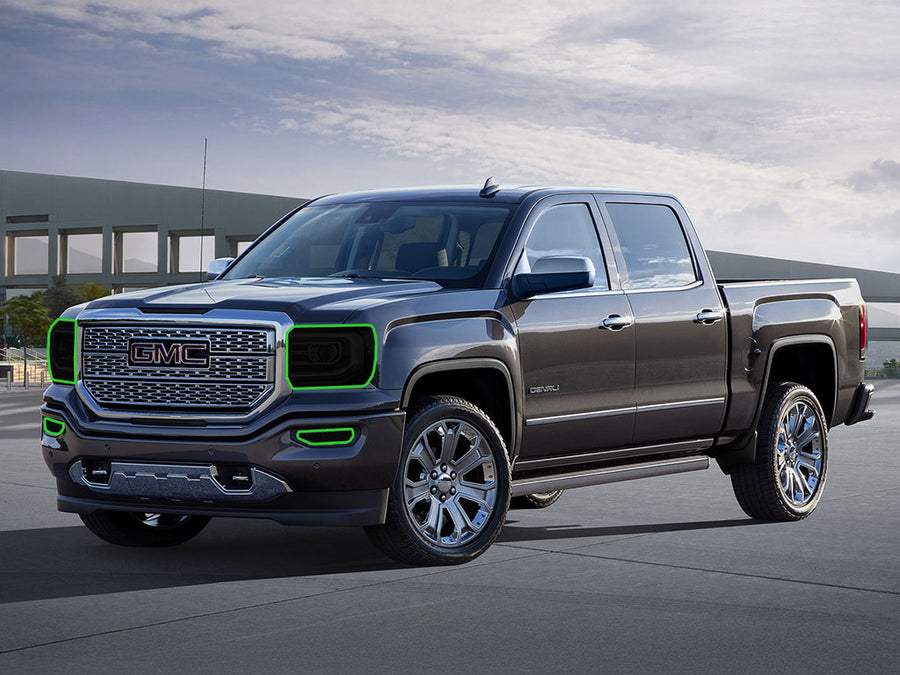 gmc sierra 2014-2018 (1500) Headlight Tint Location