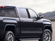 gmc sierra 2014-2018 (1500 crew / extended cab) Brushed Aluminum Black Pillar Cover Diagram