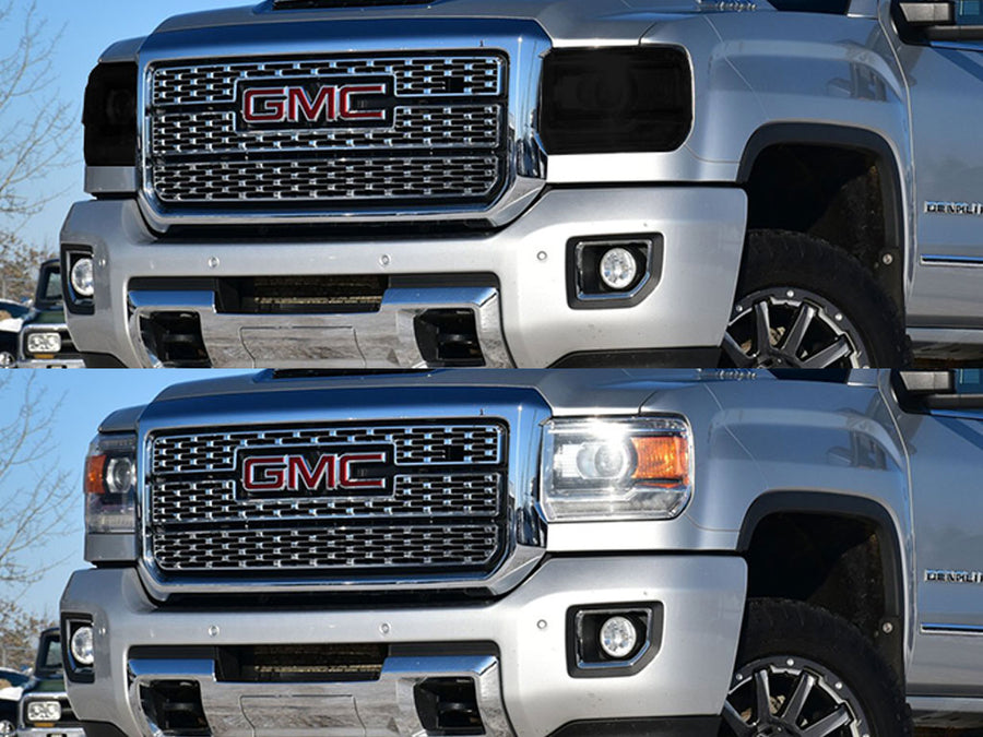 gmc sierra 2015-2019 (2500 / 3500) Headlight Tint Appearance