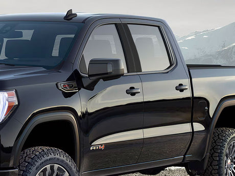 gmc sierra 2015-2019 (2500 / 3500 crew / extended cab) Matte Black Pillar Cover Diagram