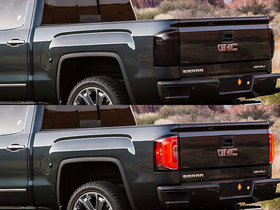 sierra Before and After Smoked Taillights