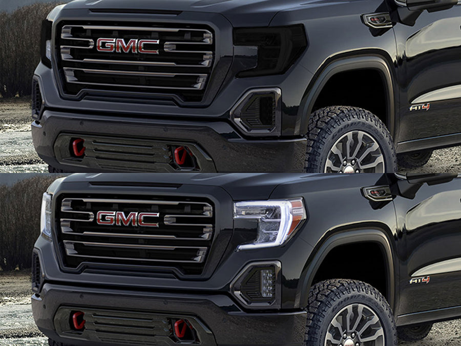 gmc sierra 2019-2019 (1500, legacy edition) Headlight Tint Appearance