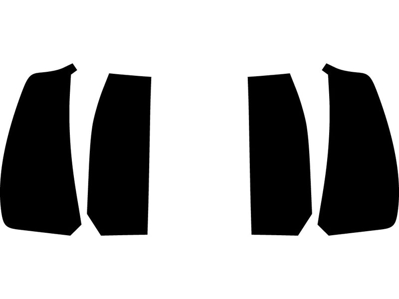 sierra Precut Tail Light Tint Diagram