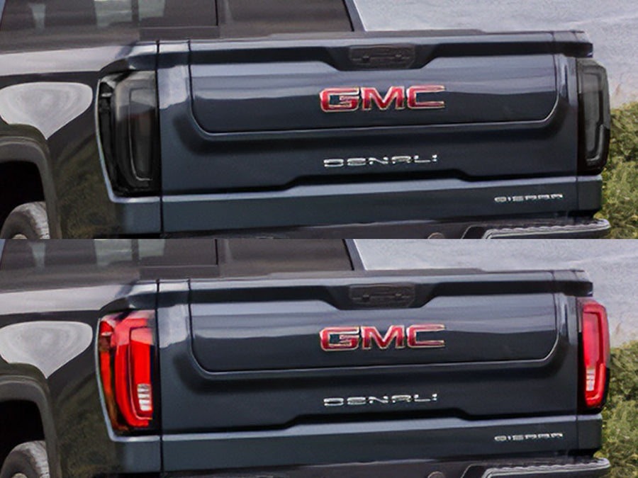 sierra Before and After Smoked Taillights